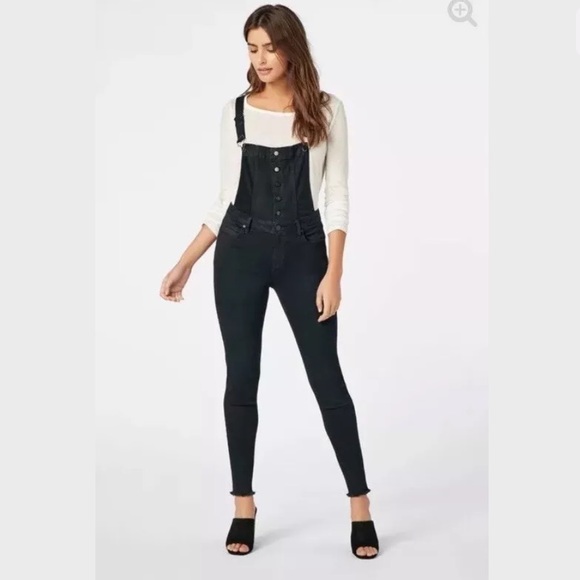 Overalls Skinny Denim Overalls 33 JustFab - Picture 3 of 7
